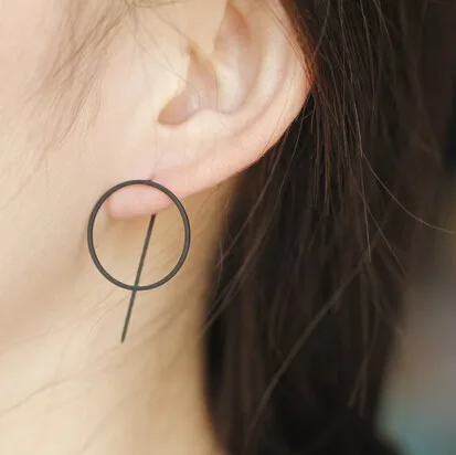 Circle Drop Earrings