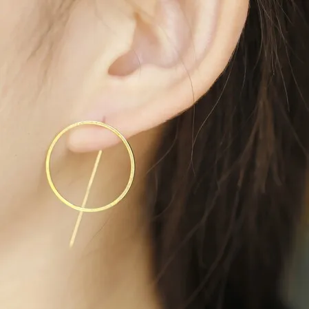 Circle Drop Earrings