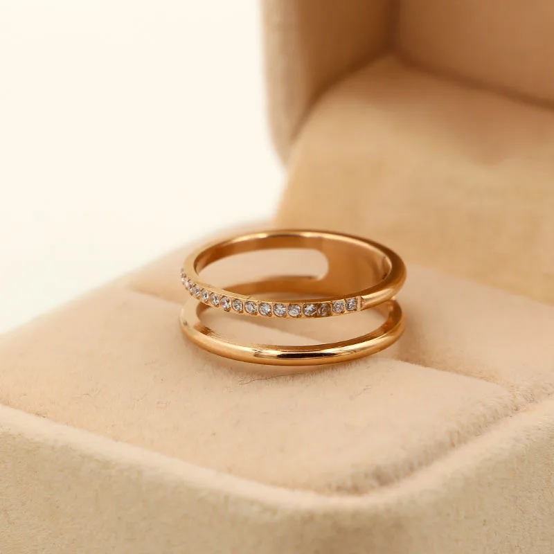 Double Layer Hana Ring