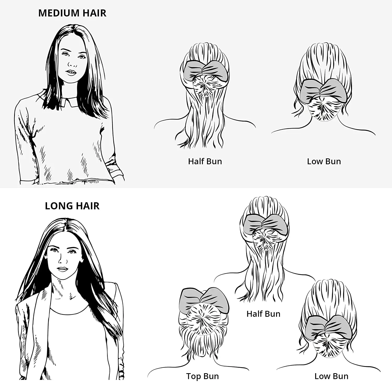 Flexible Hair Bun Maker Flexible Hair Bun Maker