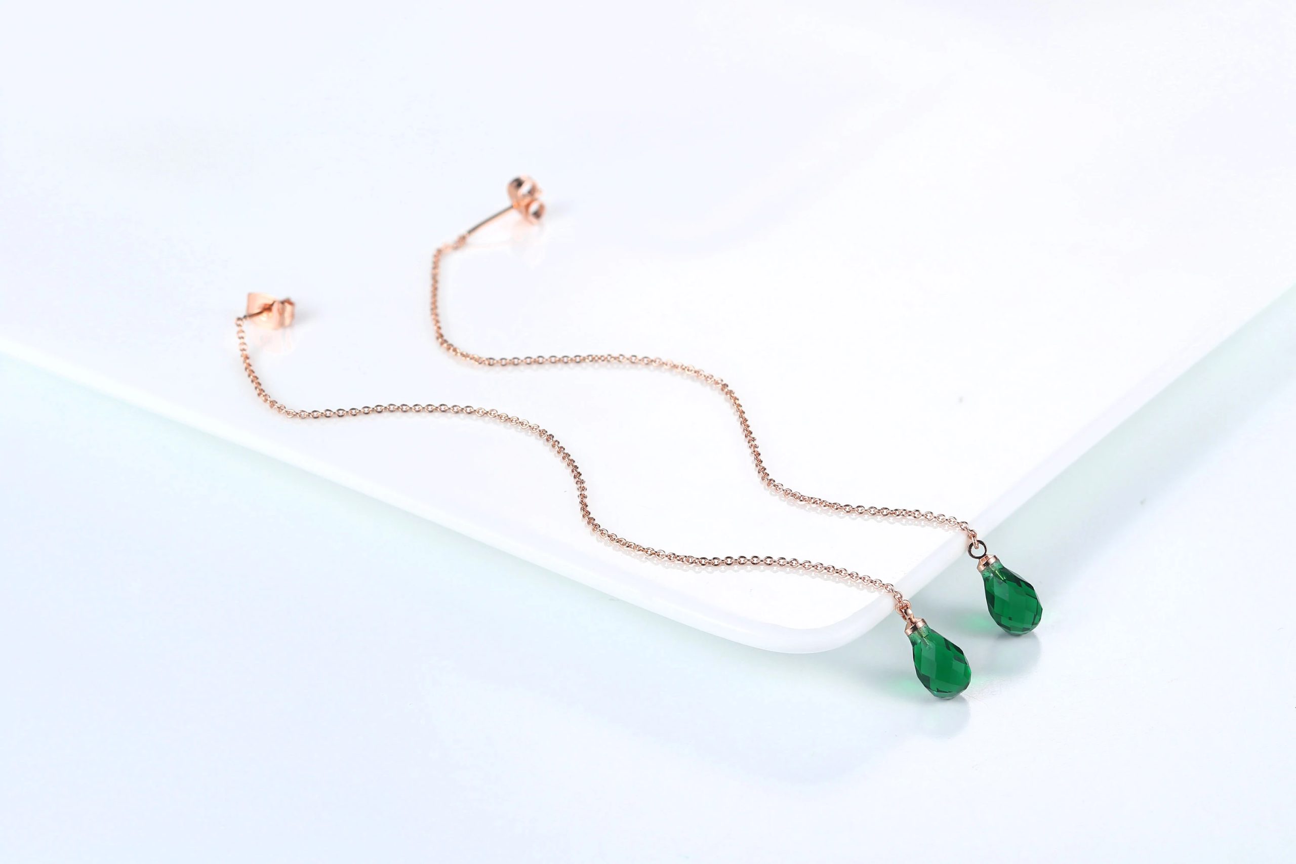 Raindrop Falling Dangle Earrings