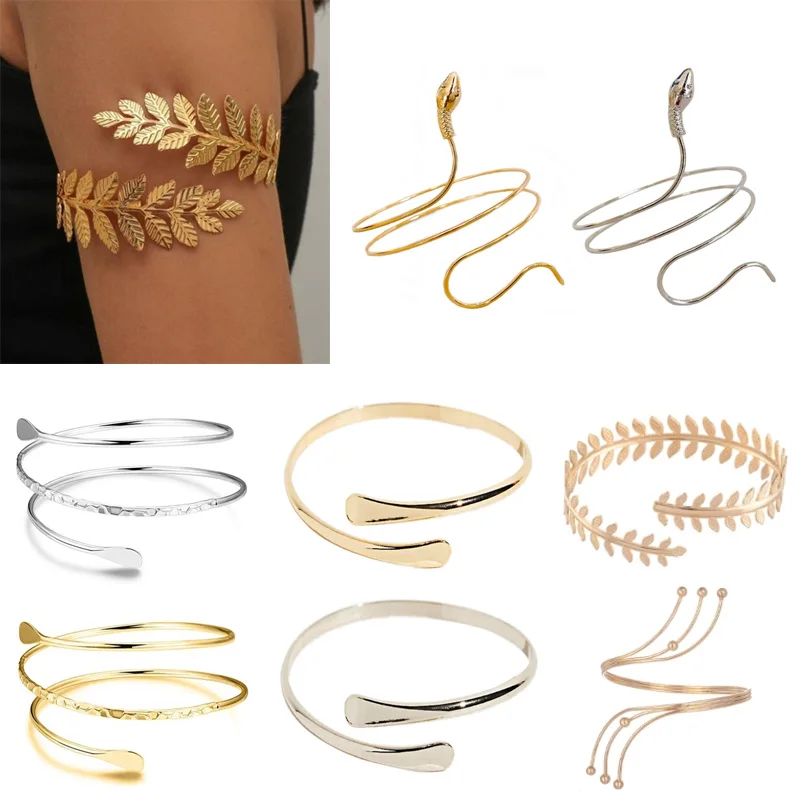 Gold Silver Arm Band Arm Cuff Collection