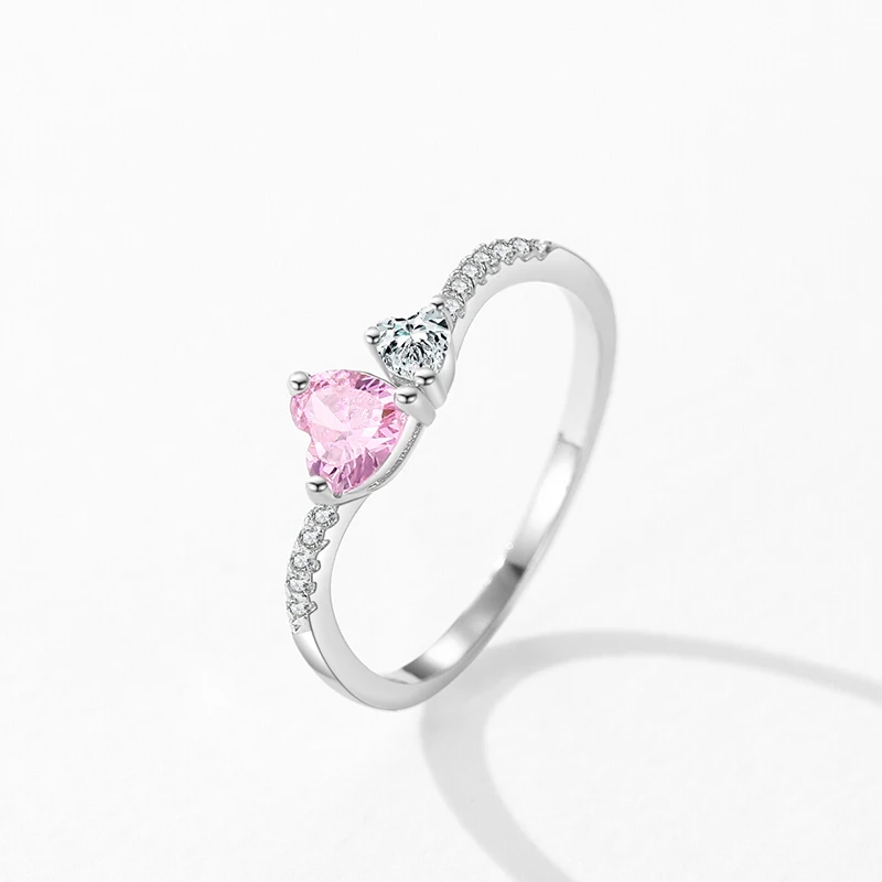 Pink ‘SOULMATE’ Sterling Silver Ring Pink ‘SOULMATE’ Sterling Silver Ring