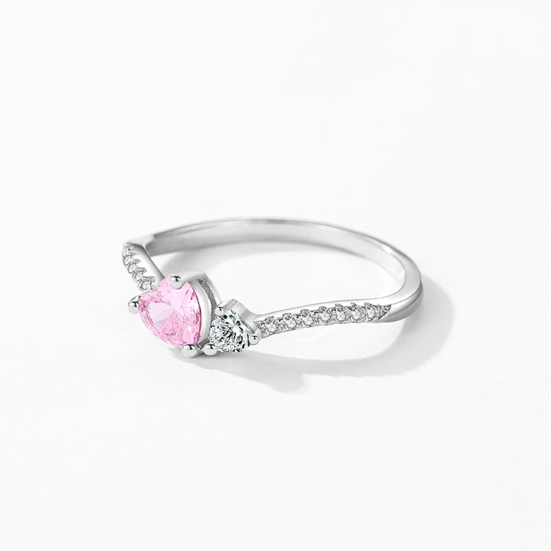 Pink ‘SOULMATE’ Sterling Silver Ring Pink ‘SOULMATE’ Sterling Silver Ring