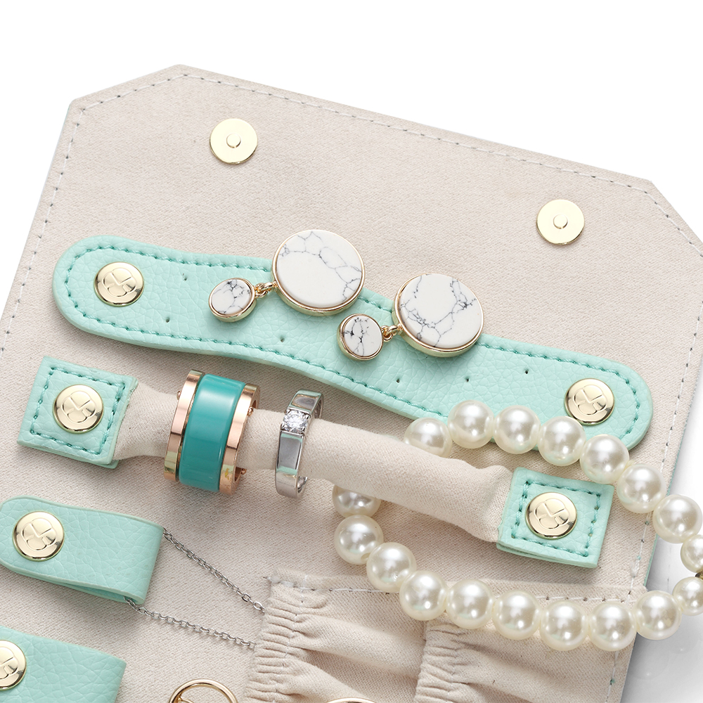 Mini Rollio Portable Ladies Travel Jewelry Bag