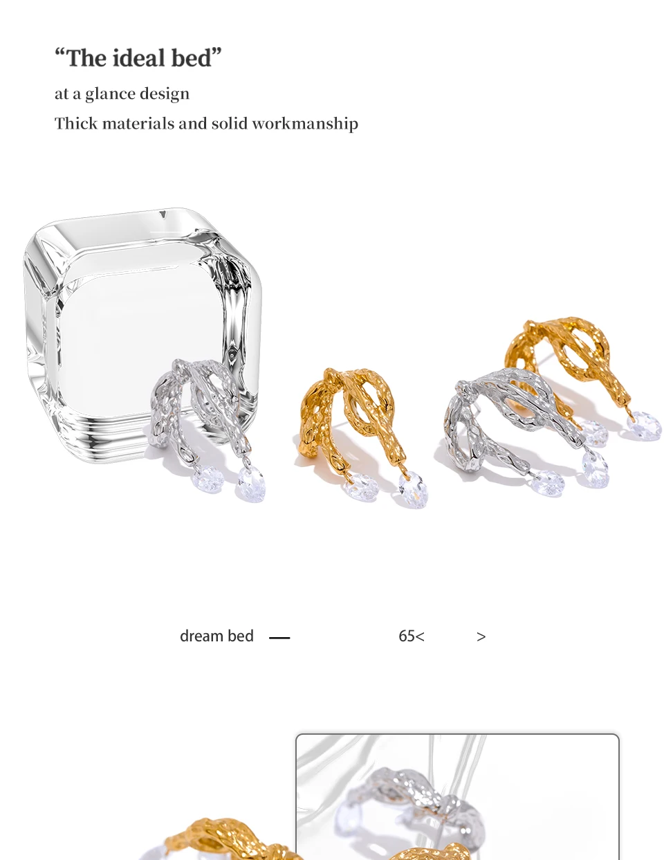 Dangle Bow Earrings