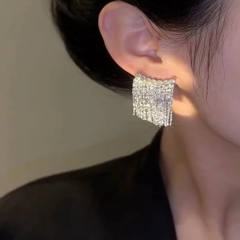 14K Gold-plated Tassel Luxury Earrings