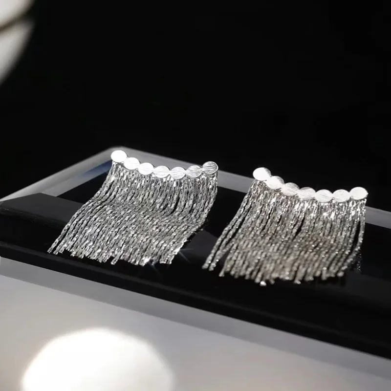 14K Gold-plated Tassel Luxury Earrings