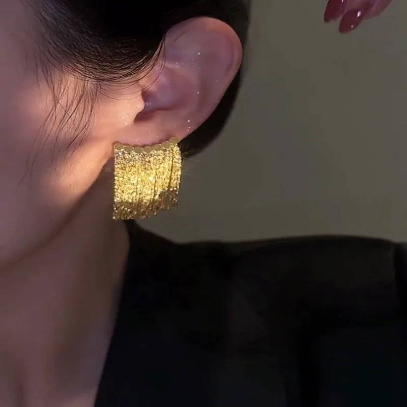 14K Gold-plated Tassel Luxury Earrings