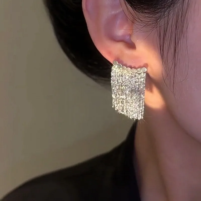 14K Gold-plated Tassel Luxury Earrings