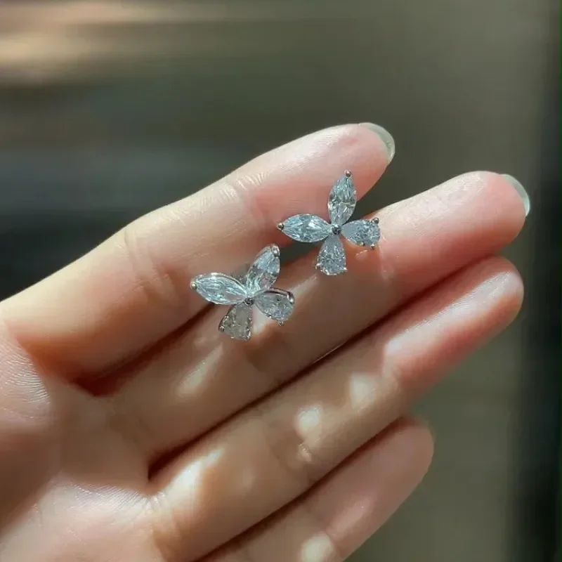 Classic Butterfly Diamond Studs