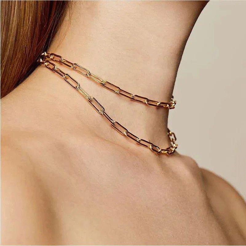Paperclip Chain Necklaces