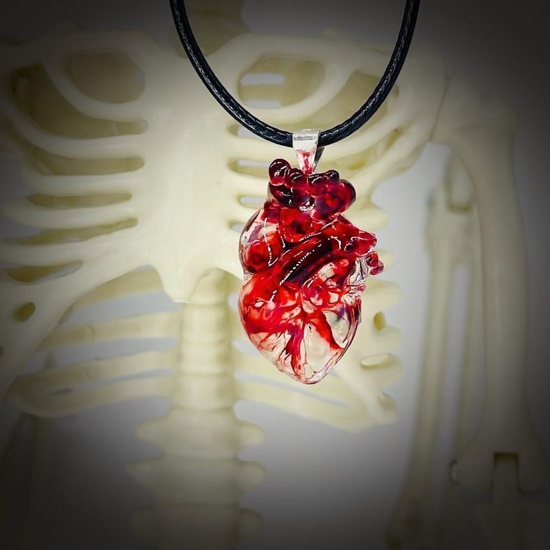 y2k Handmade Resin Heart Necklace