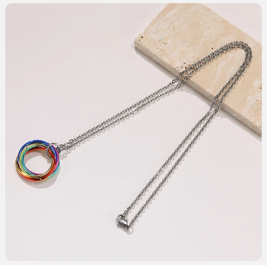 Fidget Infinity Pride Necklace