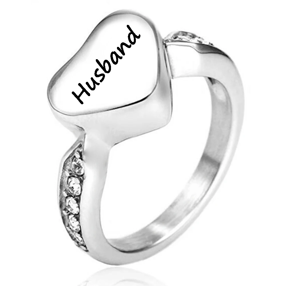 Self Fill Ashes Heart Ring