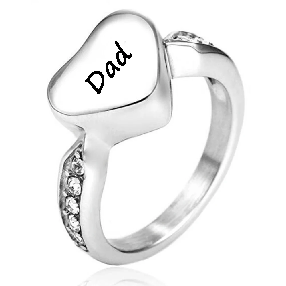 Self Fill Ashes Heart Ring