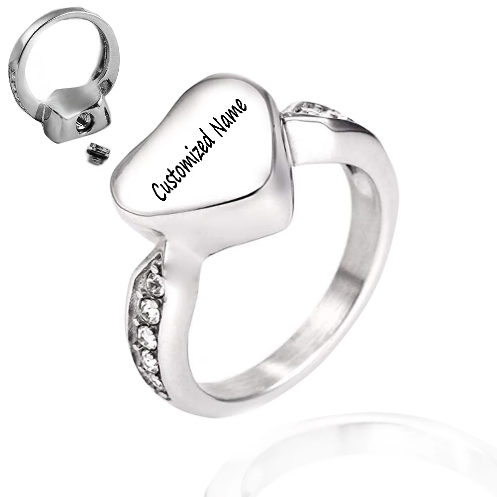 Self Fill Ashes Heart Ring