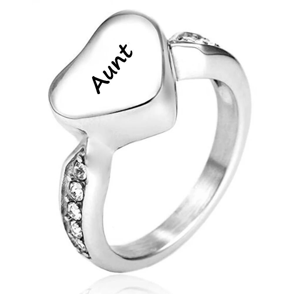 Self Fill Ashes Heart Ring