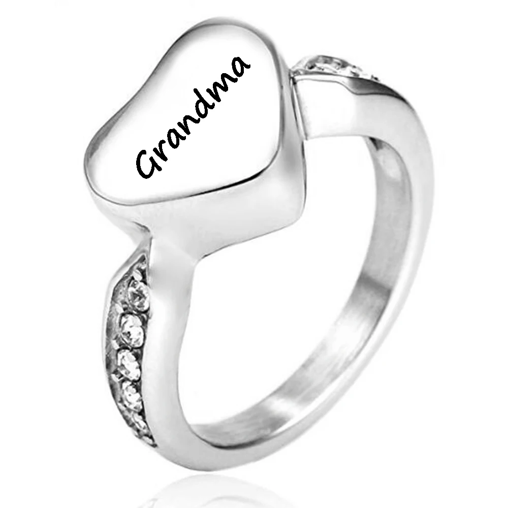 Self Fill Ashes Heart Ring