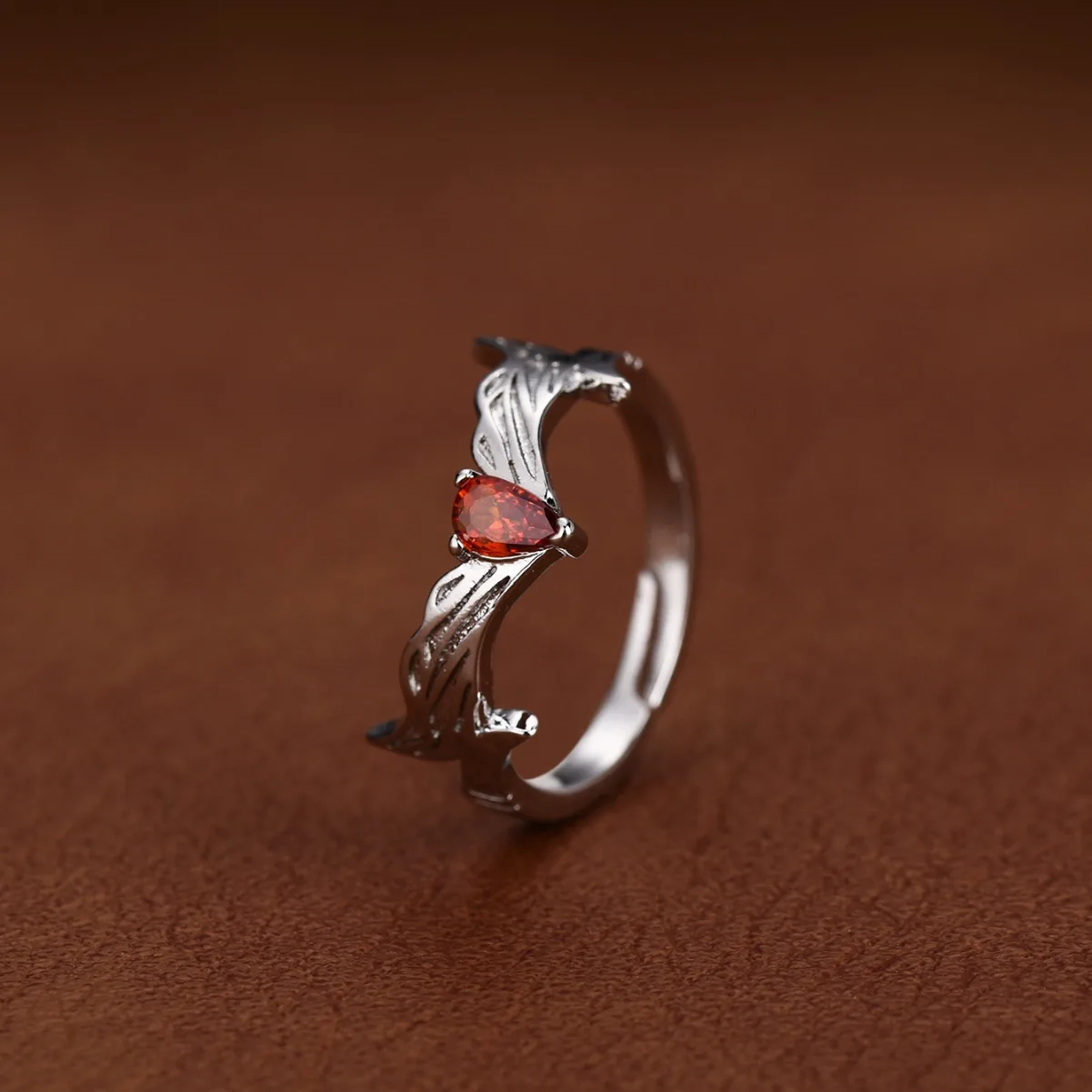 Scarlet Witch Gemstone Inspired Ring