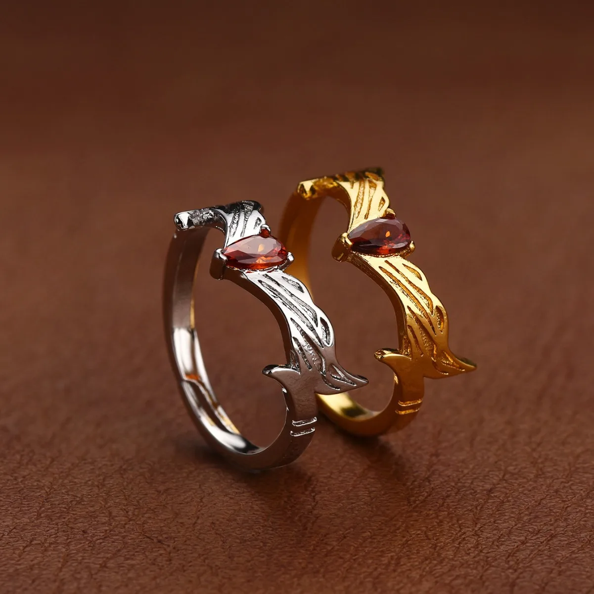 Scarlet Witch Gemstone Inspired Ring