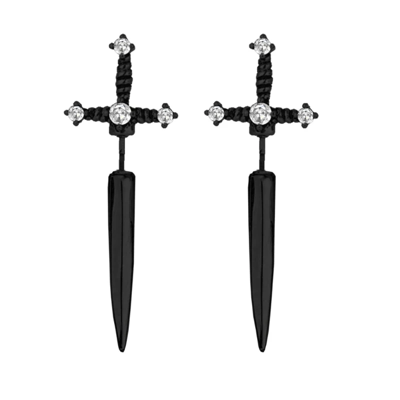 Gothic Sword Earrings