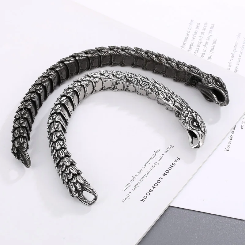 Vintage Eagle Stainless Steel Bracelet