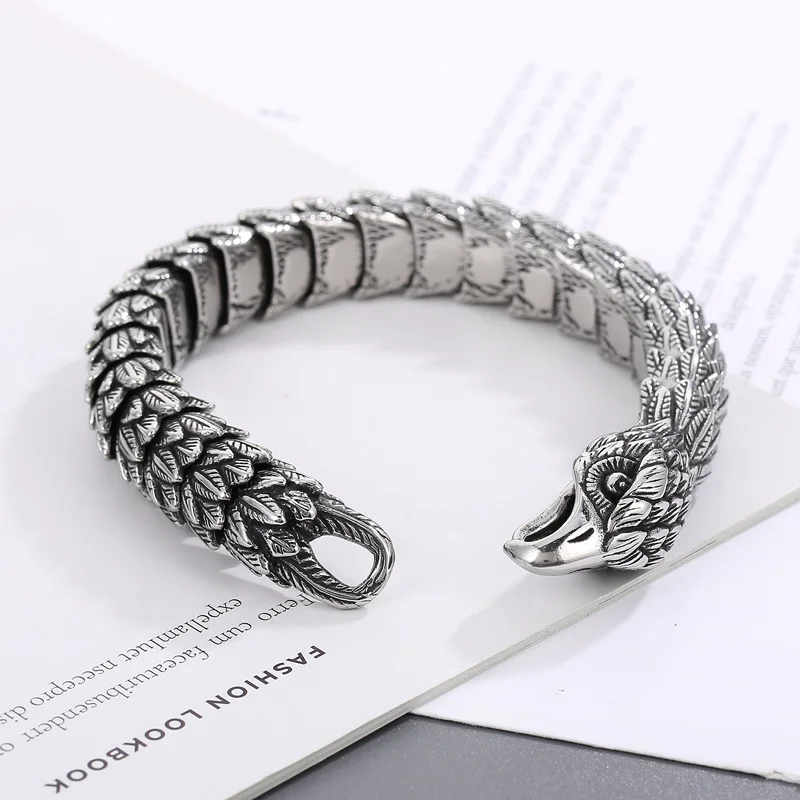 Vintage Eagle Stainless Steel Bracelet