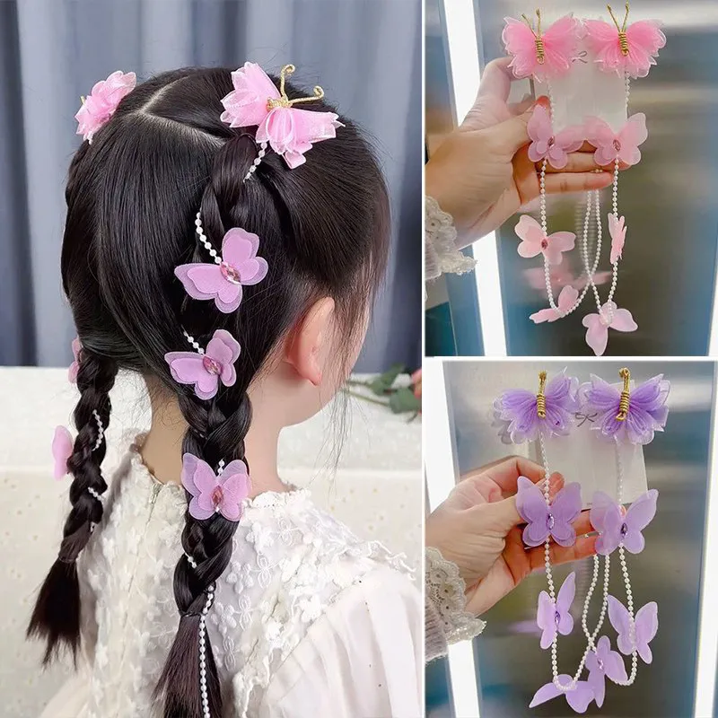 Little Girl Princess Tassel Hair Clip