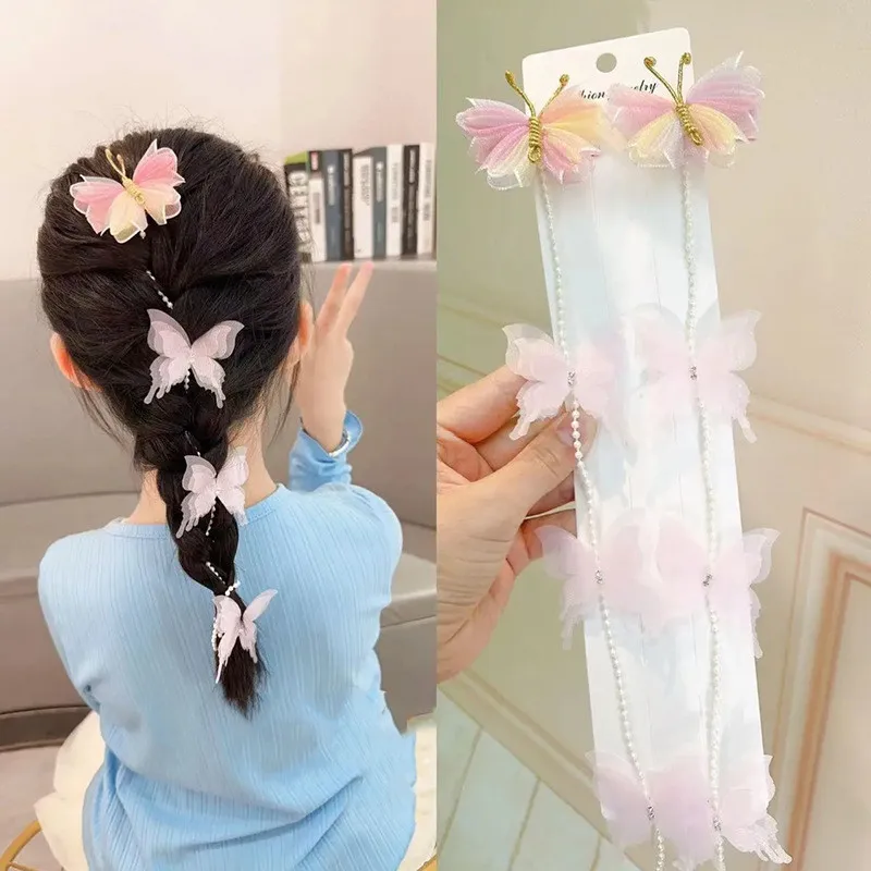 Little Girl Princess Tassel Hair Clip