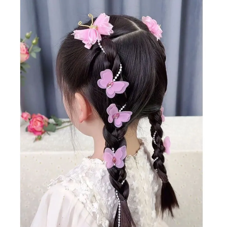 Little Girl Princess Tassel Hair Clip