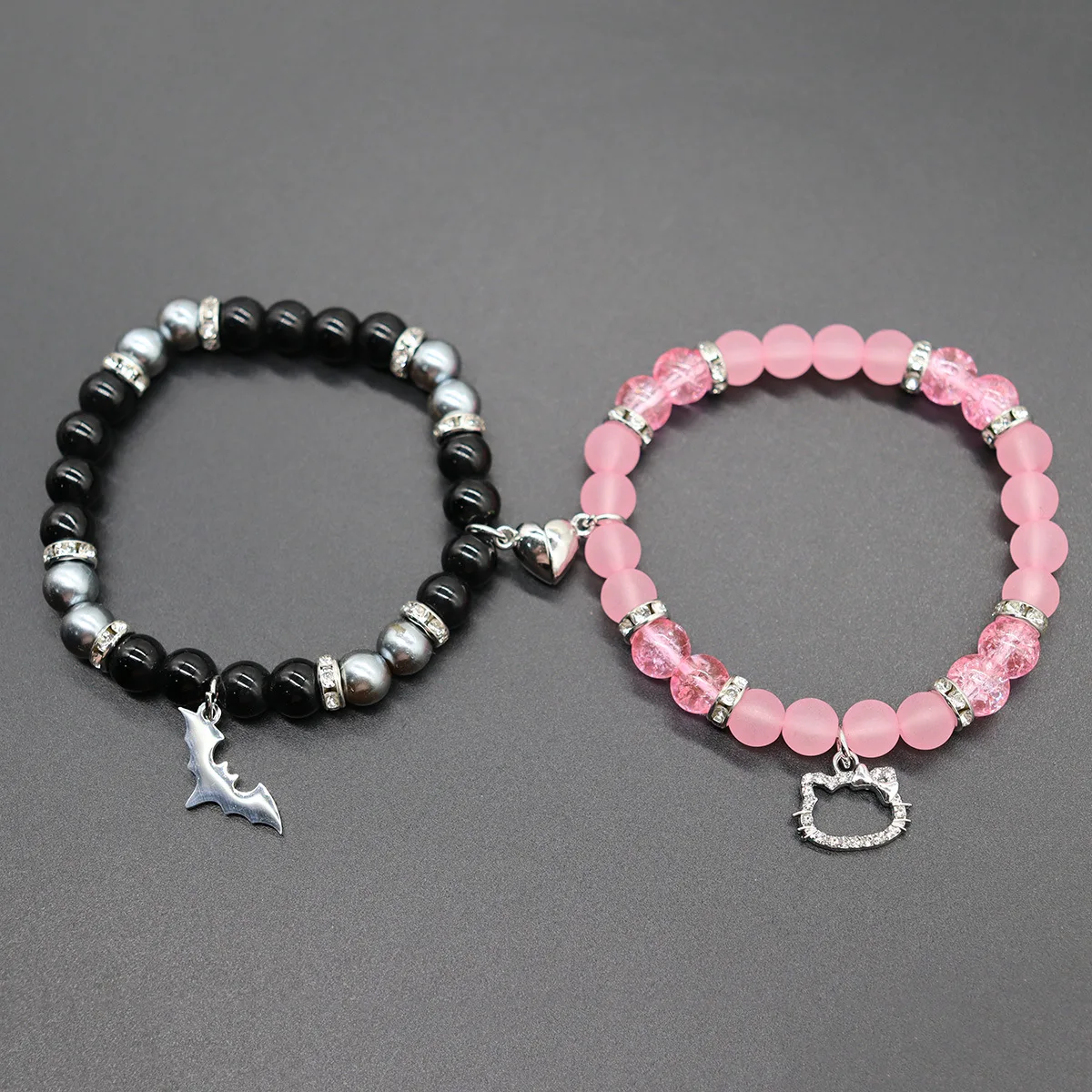 Spider-Man & Hello Kitty Matching Bracelet Set